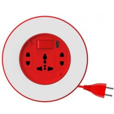 Deals, Discounts & Offers on  - Gold Medal Plano 2Pin 5m 3 Socket Extension Boards(White, Red)