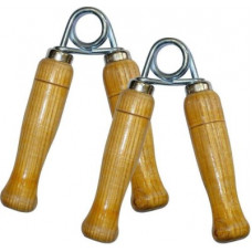 Deals, Discounts & Offers on  - Monika Sports 2 Pc Wooden Hand Grip For Home Gym Fitness Exercise Hand Grip/Fitness Grip(Brown)