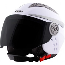 Deals, Discounts & Offers on  - Steelbird Fairy Specially Designed ISI Certified Helmet For Girls || Womens Motorbike Helmet(Classic White with Smoke Visor)