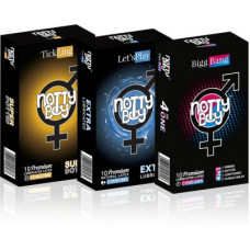 Deals, Discounts & Offers on Sexual Welness - 18+ NottyBoy Honeymoon Special Multi Variety Pack Condom(Set of 3, 30 Sheets)