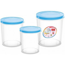 Deals, Discounts & Offers on Kitchen Containers - [Pre Book] Milton Storex CLEAR - 10000 ml Plastic Grocery Container(Pack of 3, White)