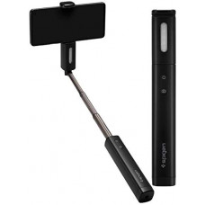 Deals, Discounts & Offers on Mobile Accessories - Spigen S550W LED Selfie Stick - Midnight Black