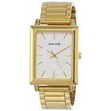 Deals, Discounts & Offers on Men - Sonata Analog White Dial Men's Watch-NL7078YM01