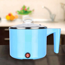 Deals, Discounts & Offers on  - Nolofy Electric 1.5 L Multi Cooker Kettle with Concealed Base Multifunction Cooking Pot Noodle Maker Egg Boiler Vegetable and Rice Cooker and Steamer (Blue)