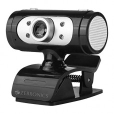 Deals, Discounts & Offers on  - Zebronics Zeb-Ultimate Pro (Full HD) 1080p/30fps Webcam with 5P Lens, Built-in Mic, Auto White Balance, Night Vision, Manual Switch