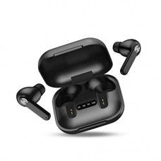 Deals, Discounts & Offers on Headphones - BOOMAUDIO Tremor True Wireless in Ear Earbuds with Mic & Compact Charging case, up to 15 Hours Playtime, Bluetooth 5.0, Ultra deep bass Stereo Speakers, IPX4 Waterproof (Black)