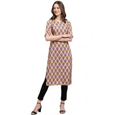 Deals, Discounts & Offers on Women - [Size S] Pop Mantra Women's Crepe Regular Kurta