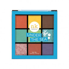 Deals, Discounts & Offers on Beauty Care - Nicka K Nine Color Eyeshadow Palette - Under The Sea, Multicolor, 11 g
