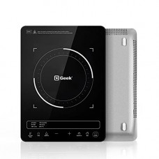 Deals, Discounts & Offers on  - Geek Glass Estufa IC6 2200W Smart Induction Cooktop with 7 Preset Menus and Feather Touch Control, Black.