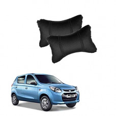Deals, Discounts & Offers on  - AutokraftZ Black Neck Rest Soft Cushion in Leatherette Material Football Design