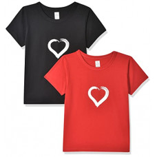 Deals, Discounts & Offers on  - [Size 7- 8Y] Fusefit Girl's Regular T-Shirt (Pack of 2)