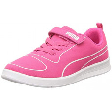 Deals, Discounts & Offers on  - [Size 11] Puma Unisex Baby Kali V Kids' Shoes Glowing Pink White Sneaker-11 UK (36779615)