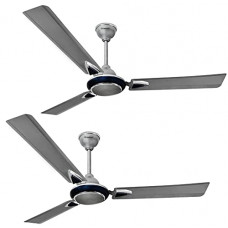 Deals, Discounts & Offers on  - Longway Starlite-1 P2 1200 mm Ultra High Speed 3 Blade Ceiling Fan (Silver Blue, Pack of 2)