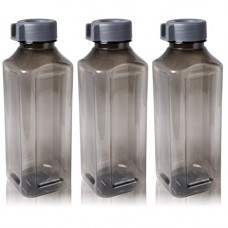 Deals, Discounts & Offers on  - Wonder Atlanta 600 Fridge Bottle Set, Grey Color, Set of 3 Bottles, Made in India, Standard (Atlanta_600_3_Grey)
