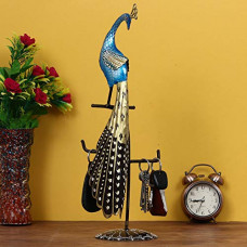 Deals, Discounts & Offers on  - eCraftIndia Colorful Peocock Handcrafted Iron Decorative Showpiece