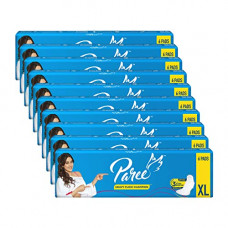 Deals, Discounts & Offers on Health & Personal Care - Paree Dry Feel Sanitary Pads For Heavy Flow 6 Pads- XL (Combo of 10)