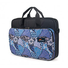Deals, Discounts & Offers on Laptop Accessories - Protecta Slimo Laptop Briefcase For Laptops with Screen Size up to 13.3 Inches (Black & Indian Abstract Print)