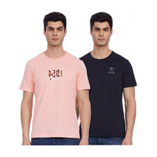 Deals, Discounts & Offers on Men - [Size L] Cazibe Men's Printed Regular fit T-Shirt (Pack of 2)