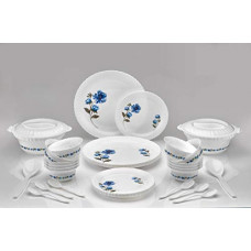 Deals and Offers on  - VRV Plastic Microwave Safe Printed Round Flourish Dinner Set of 36 Pieces Deals, Discounts & Offers on  - VRV Plastic Microwave Safe Printed Round Flourish Dinner Set of 36 Pieces