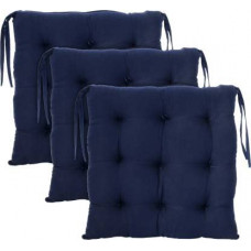 Deals and Offers on Furniture - Feel Free Homes Chair Pads 40x40 cm - Dyed Canvas Square Seat Cushions with Thick Cotton Filler & Ties, Large Size For Sitting, Pooja, Dining Table, Outdoor (Blue, 3) Deals, Discounts & Offers on Furniture - Feel Free Homes Chair Pads 40x40 cm - Dyed Canvas Square Seat Cushions with Thick Cotton Filler & Ties, Large Size For Sitting, Pooja, Dining Table, Outdoor (Blue, 3)