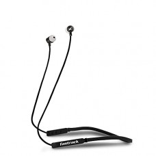 Deals, Discounts & Offers on Headphones - Fastrack Reflex Tunes FB1BKB01 Wireless Bluetooth On Ear Neckband Earphone with Mic (Black)