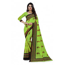 Deals, Discounts & Offers on Women - RUNAYA NX Women's Georgette Sarees with blouse piece FANCY SAREE
