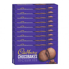 Deals, Discounts & Offers on  - Cadbury Chocobakes Choc Filled Cookies, 10 x 75 g