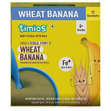 Deals, Discounts & Offers on  - Timios Baby Cereal with Milk, Wheat & Banana-from 8+Months|Instant and Healthy Food |300gm