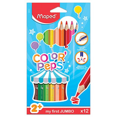Deals, Discounts & Offers on  - Maped Color'Peps Color Jumbo Size Pencil Set - Pack of 12