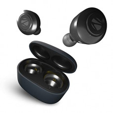 Deals, Discounts & Offers on Headphones - Zebronics Zeb-Sound Bomb Z1 Truly Wireless Bluetooth in Ear Earphone with Mic (Black)