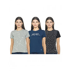Deals, Discounts & Offers on Women - [Size L] Desi belle Women's Regular T-Shirt