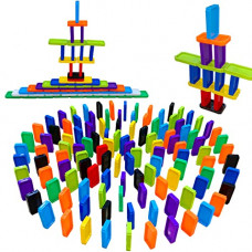 Deals, Discounts & Offers on  - Techhark Assembly Colorful Educational Building Smart City Blocks For Kids (2 in 1 Domino 120+)