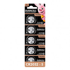 Deals, Discounts & Offers on  - Duracell CR2032 3V Lithium Coin Battery, 5 pcs, 2032 Coin Button Cell Battery, DL2032