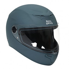 Deals, Discounts & Offers on  - Royal Enfield Solid Full Face Helmet Matt Squadron Blue M