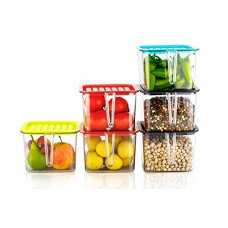 Deals, Discounts & Offers on  - ORBIT HOUSE Multipurpose 1100ml Fridge Organizer Kitchen Food Storage Container (Unbreakable, Transparent)
