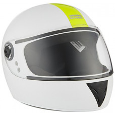 Deals and Offers on  - Studds Chrome Elite Full Face Helmet (White and Fluorescent Green, M 570MM) Deals, Discounts & Offers on  - Studds Chrome Elite Full Face Helmet (White and Fluorescent Green, M 570MM)