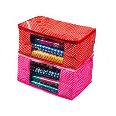 Deals and Offers on  - Kuber Industries 2 Piece Quilted Cotton Saree Cover Set Deals, Discounts & Offers on  - Kuber Industries 2 Piece Quilted Cotton Saree Cover Set