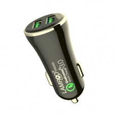 Deals and Offers on Mobile Accessories - LAMROD Qualcomm Certified Quick Charge 3.0 Smart Dual USB Car Charger Deals, Discounts & Offers on Mobile Accessories - LAMROD Qualcomm Certified Quick Charge 3.0 Smart Dual USB Car Charger
