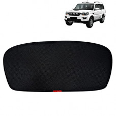 Deals, Discounts & Offers on  - Kingsway Car Dicky Rear Windshield Sun Shades/Curtains, Suitable For Mahindra Scorpio, Model Year : 2014 - 2018, Color : Black, Cotton Mesh, 1 Piece