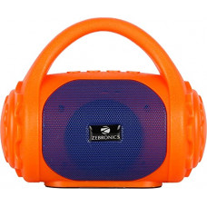 Deals, Discounts & Offers on Electronics - Zebronics Zeb-County Wireless Bluetooth Portable Speaker (Orange + Blue)