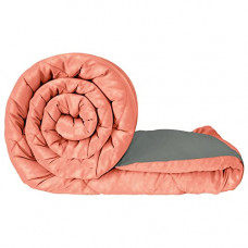 Deals, Discounts & Offers on  - Story@Home Microfiber Ultra Soft Reversible Comforter - Double, Grey and Pink