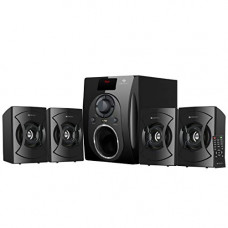 Deals, Discounts & Offers on Electronics - ZEBRONICS ZEB-BT531 60 Watt 4.1 Channel Wireless Bluetooth Multimedia Speaker (Black)