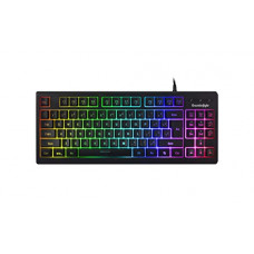 Deals, Discounts & Offers on  - Cosmic Byte CB-GK-22 Veritas TKL Membrane Keyboard with RGB LED, Double Shot Keycaps and Sonic Spectrum (Black)
