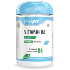 Deals, Discounts & Offers on  - ifeelFIT Vitamin B6 - Pyridoxine - Vegan - 1900mcg - 120 Veg. Capsules