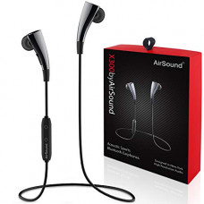 Deals, Discounts & Offers on Headphones - AirSound X300 Wireless Bluetooth in-Ear Headphones, Magnetic-Auto Pause/Auto-Play, HD Stereo & Mic