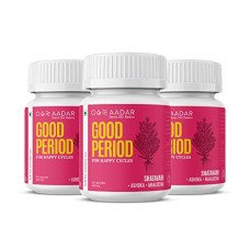 Deals, Discounts & Offers on  - AADAR Good Period For Hormone Balance, PCOS, Period Stress Relief and Mood Swings - 60 Capsules (Pack of 3)
