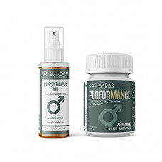 Deals, Discounts & Offers on  - AADAR PerforMANce Pack | Ayurvedic Strength and Performance Booster for Men (60 Capsules) & Ayurvedic Power Oil