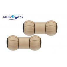 Deals, Discounts & Offers on  - Kingsway Dumbell Shape Car Neck Rest Pillow For Honda CRV (New Model) (Beige Color, Set of 2, Leatherette)