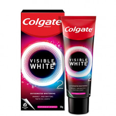 Deals, Discounts & Offers on Health & Personal Care - Colgate Visible White O2, Teeth Whitening Toothpaste, Peppermint Sparkle, 50g