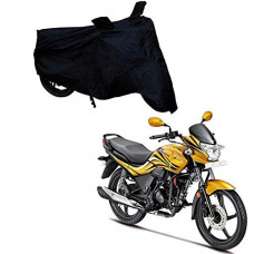 Deals, Discounts & Offers on Accessories - AdroitZ Black Polyester Two Wheeler Cover_3071